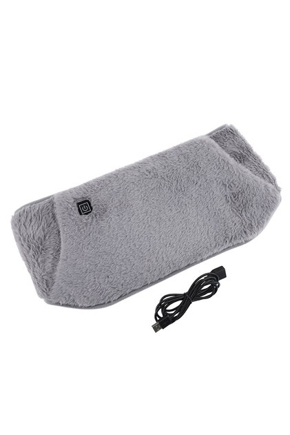 GRAY Electric Heating Waist Belt USB Hand Warmer Winter Hot Compress Abdominal Lumbar Uterus Heater