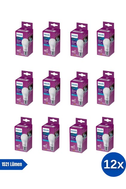 Mycare LED Lamba 13W - 100W 6500K Beyaz Işık ( 12 Lİ Paket)
