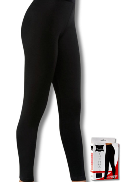 0166 Wholesale Laundry Women's Thermal Leggings Black