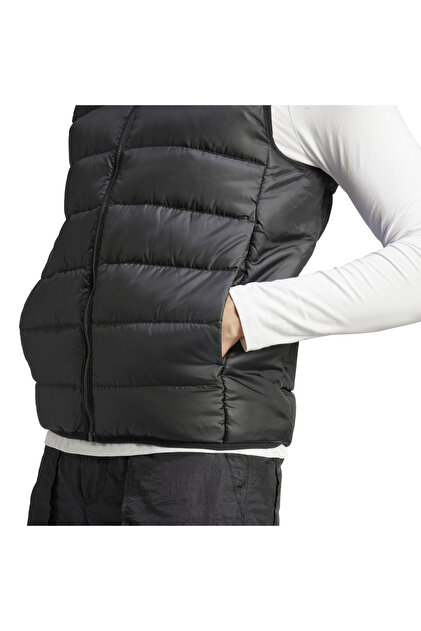 adidas Men's Essentials 3-Stripes Light down Vest Black Hz5728