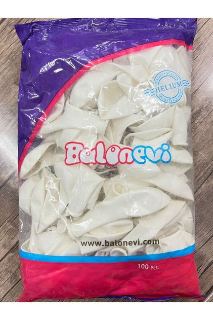 100 Adet  Balon 12 İnç standart Boy
