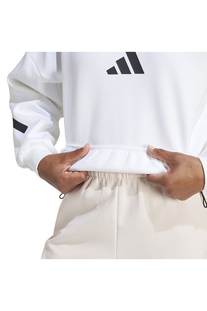adidas W Z.N.E. SWT Kadın Beyaz Sweatshirt JI7554 - Fiyatı, Yorumları