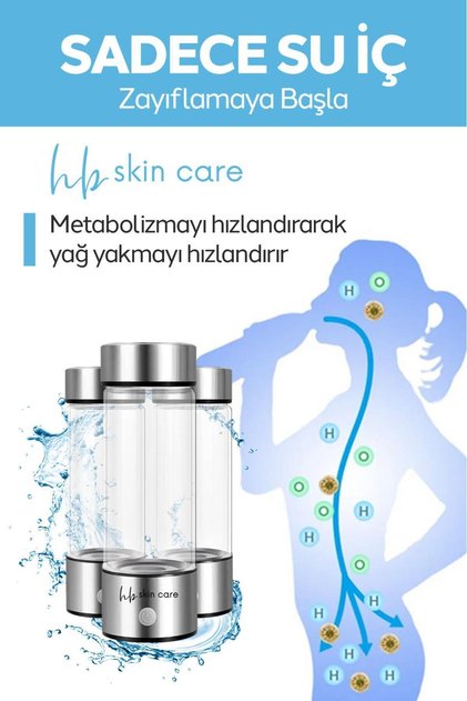 Hidrojenli Su Cihazı Suyun Hidrojen Seviyesini Artırabilen Cihaz Sağlık Güzelik zayıflamak