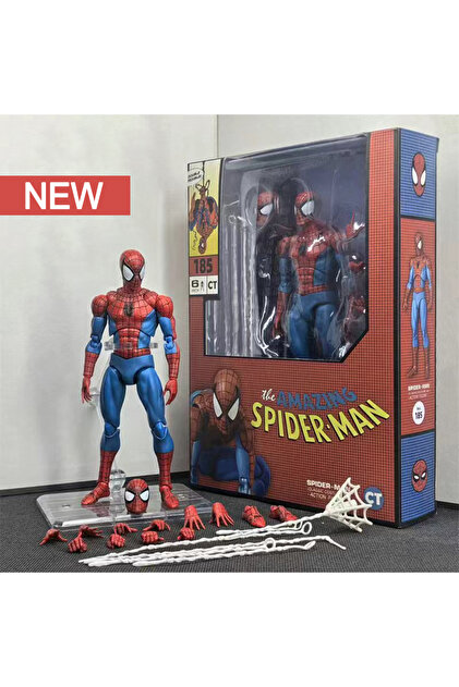 Choice Ct Toys Spiderman Mafex 185 Classic Costume Anime Figure