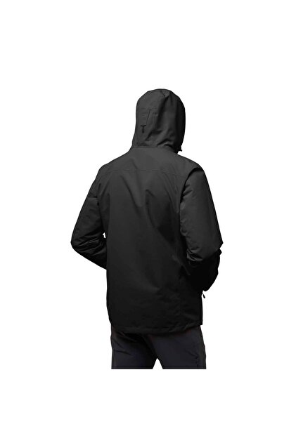 Jack Wolfskin Altenberg 3in1 Erkek Siyah Outdoor Ceketi ERKEK
