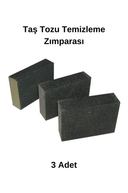 Taş Tozu Temizleme Zımparası 3 Adet