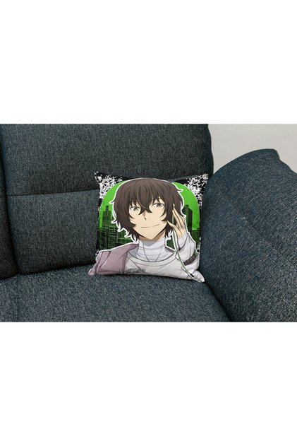 غطاء وسادة مربع بنمط Bungou Stray Dogs Dazai Osamu