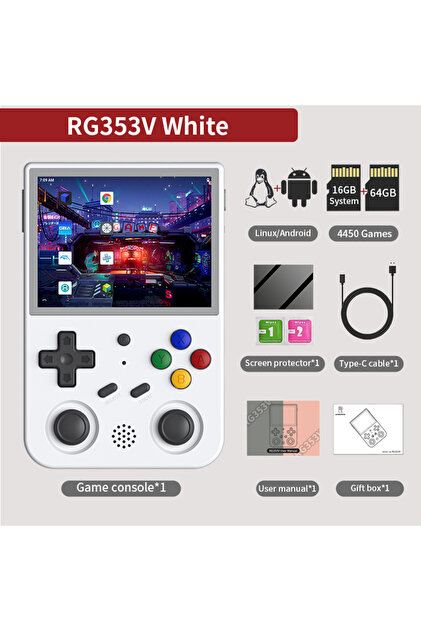 Choice ANBERNIC RG353V RG353VS Retro Handheld Game Console 3.5