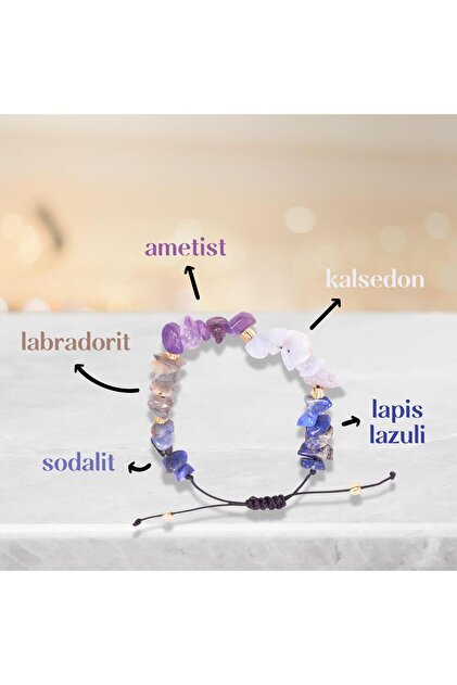 Sagittarius Natural Stone Bracelet - Adjustable