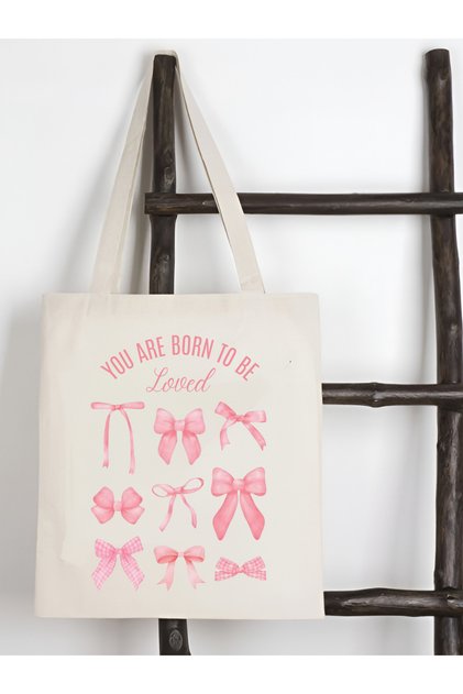 Y2K Bows Coquette Pinterest Ribbons Retro Unisex Cloth Bag Tote Bag