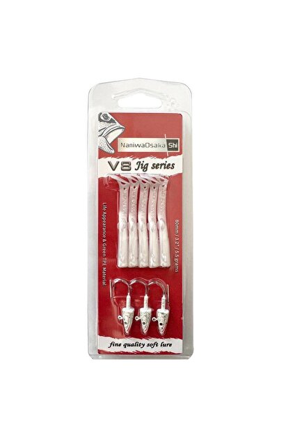Genel Markalar Naniwa Osaka Shi V8 80mm 5.5gr Lrf Silikon Yem