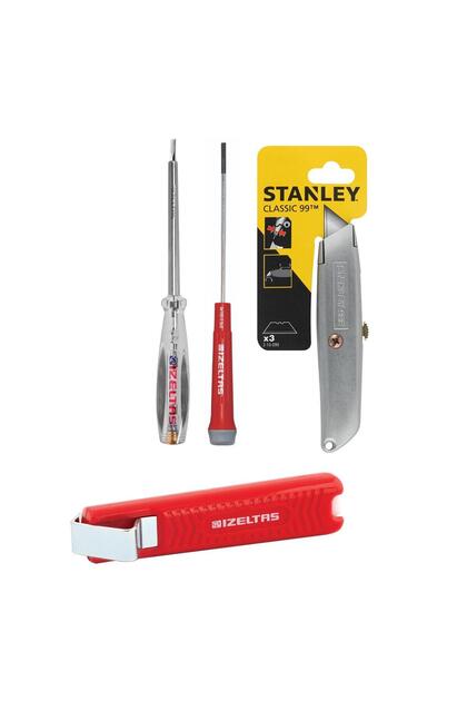 Knipex 6 Parça Set Pense 180 Mm Yan Keski 160 Mm - Izeltaş