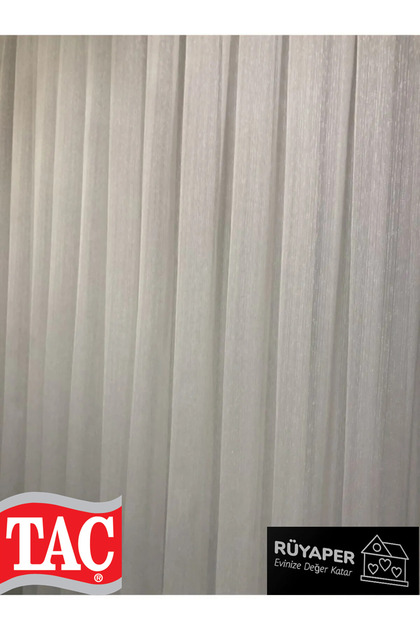 Taç Rüyaper Keten Tül Perde Ütü Istemez Şantuk 1/2,5 Pile - Fiyatı