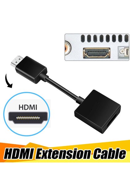 10CM black HDMI Extension Cable 4K 60Hz HDMI Exender cable Short HDMI 2.0 Male to Female cable exten