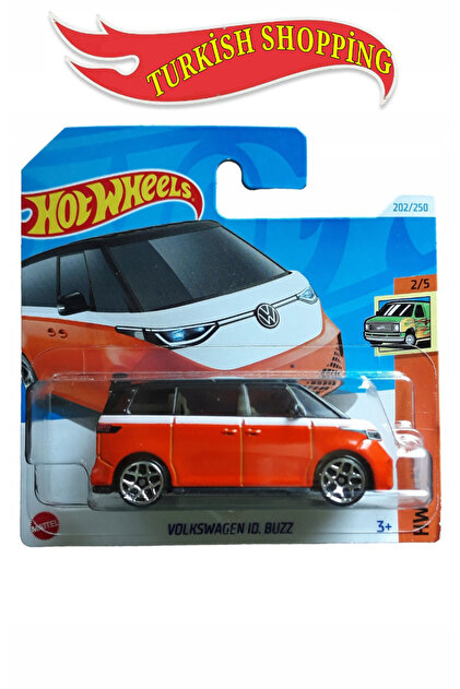 Hot Volkswagen - Araba Model 1:64 Bomb Buzz ID. VW Regular WHEELS HOT ミニカーセット Volkswagen Wheels ミニカー