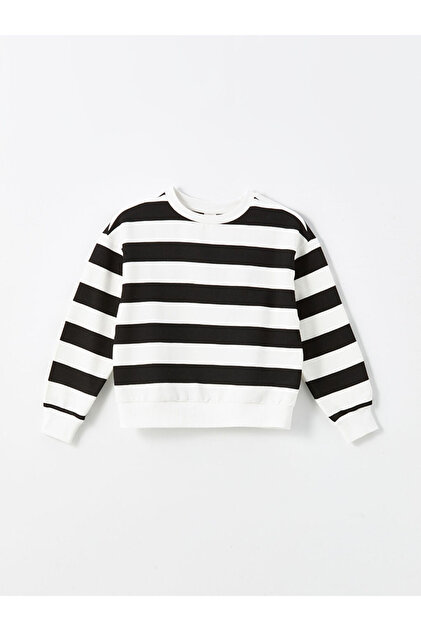 LC Waikiki Crew Neck Girl's Thick Sweatshirt W4Bb72Z4- Trendyol