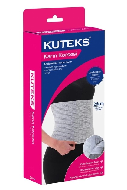 Abdominal Karın Korsesi - Doğum Sonrası Korse Ayarlanabilir Bedenli