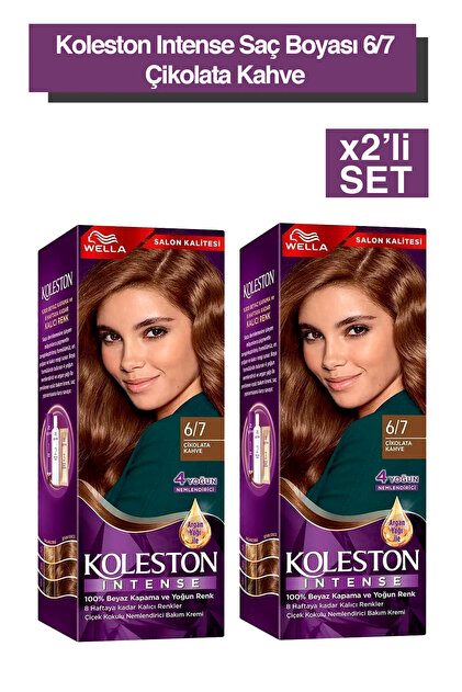 Koleston Intense 6/7 Çikolata Kahve Saç Boyası X2 Adet