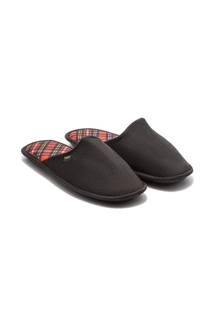Plaid Men's House Slippers Red 41/46