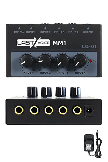 Lastvoice MM1 Mini Stereo 4 Kanallı Ses Mikseri - Fiyatı, Yorumları