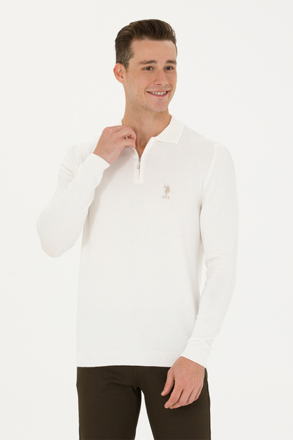 Men's Ecru Sweater 50275928 -Vr019