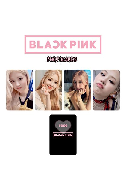 Kpop Dünyasi BLACKPINK '' Rose '' Photocards Set 2 - Fiyatı, Yorumları