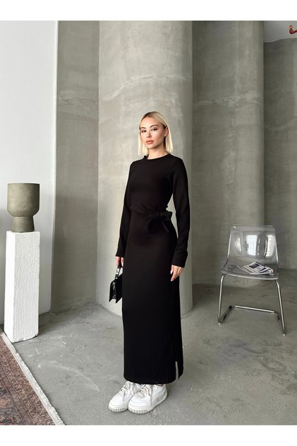 Premium Side Tie Modal Fabric Dress