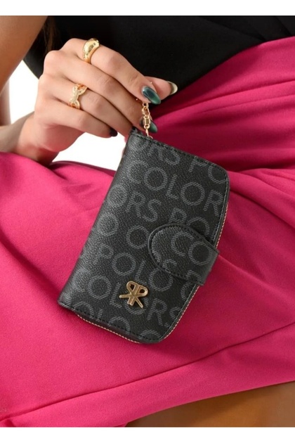 Women's Wallet with Coin and Card Compartments