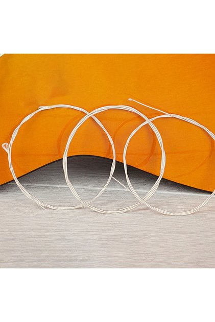 One Size 6pcs Guitar Strings Nylon Silver Strings Set for Classical Classic Guitar