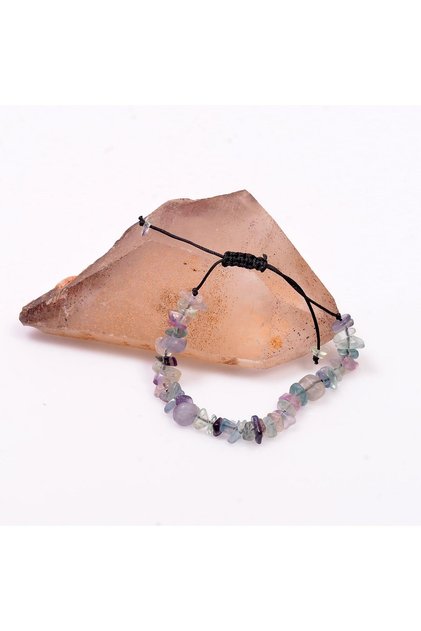 Fluorite Stone Bracelet - Adjustable