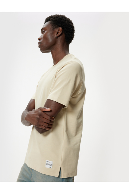 Basic T-Shirt Crew Neck Short Sleeve Cotton