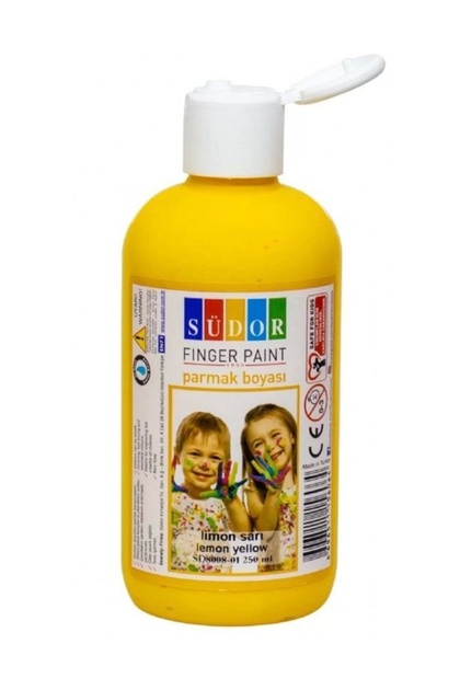 Parmak Boya - Limon Sarı Parmak Boyası250 ml.