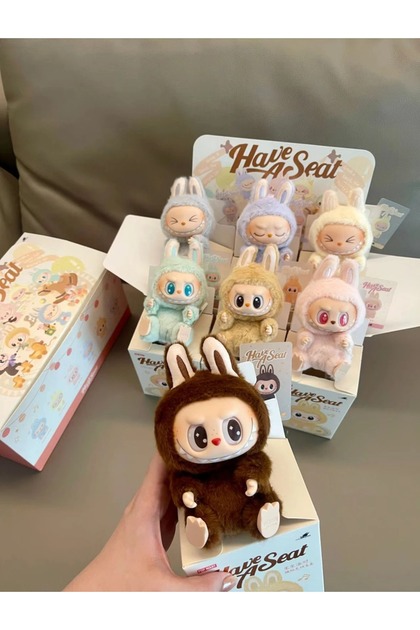 Genel Markalar POP MART Macaron 2. Nesil Labubu Oturma Partisi