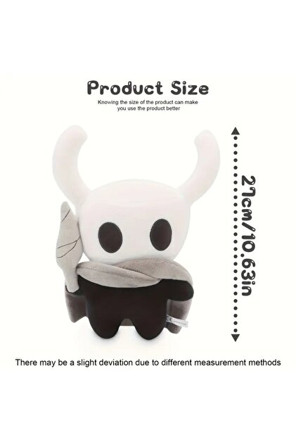 Hollow Knight-knuffel, schattige anime Knight gevulde pop, zacht speelfiguur pluche figuur, cadeau gamefan - België