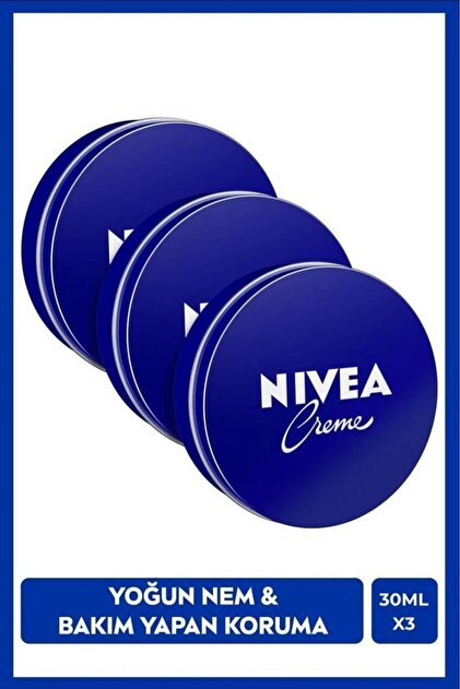 NIVEA Nemlendirici Creme 30ml, Yoğun Nemlendirici, Eucerit
