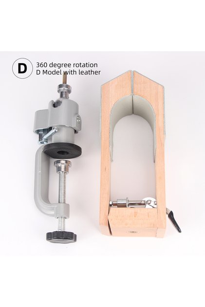 Sticky leather QJH Leather Stitching Pony 360 Rotation Universal Rotatable Adjustment Leather Speedy