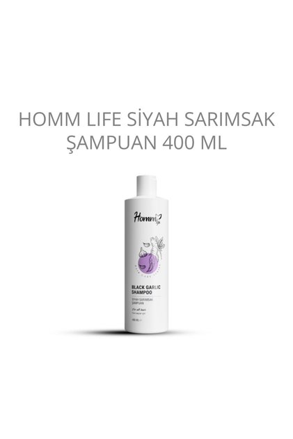 HOMM BİTKİSEL SİYAH SARIMSAK ŞAMPUAN 400 ML