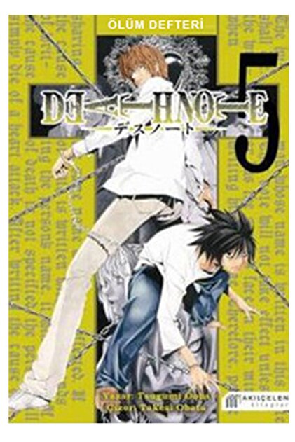 AKILÇELEN YAYINEVİ Death Note - Ölüm Defteri - 5 Kitap Türkçe