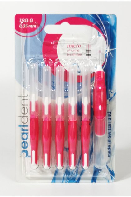 Iso 0 Micro - 0.35 Mm Covered Interface Brush 6 Pieces