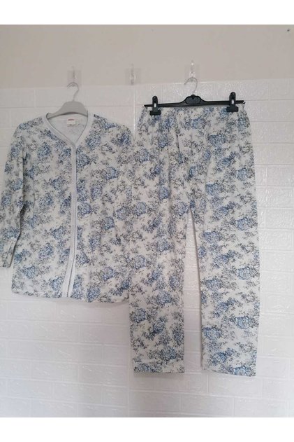 Winter, 100% Cotton, Buttoned, Pajama Set