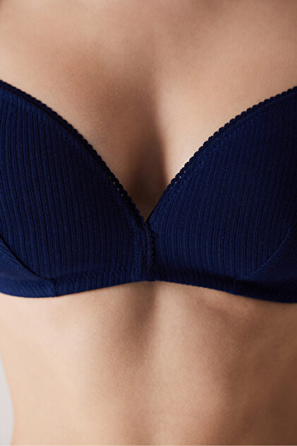 Penti Cozy Pointel Navy Blue Bra - Price, Reviews