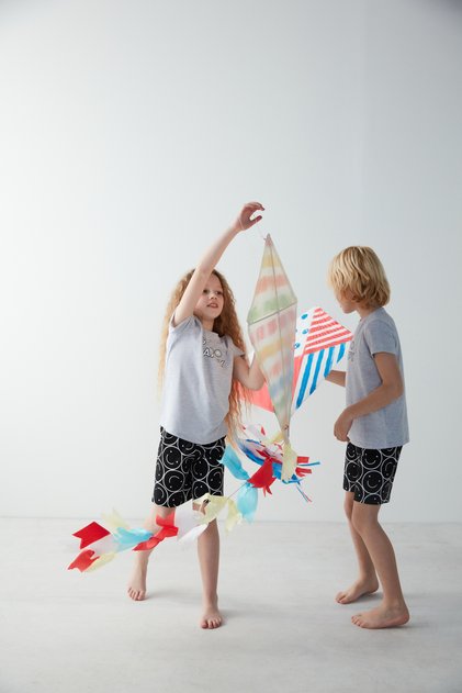 Unisex Çocuk So Happy Baskılı Pijama Takımı