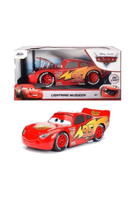 ŞİMŞEK MCQUEEN LİGHTNİNG MCQUEEN DİECAST ARABA 1:24 MODEL ARABA LIGHTNING McQUEEN ŞİMŞEK