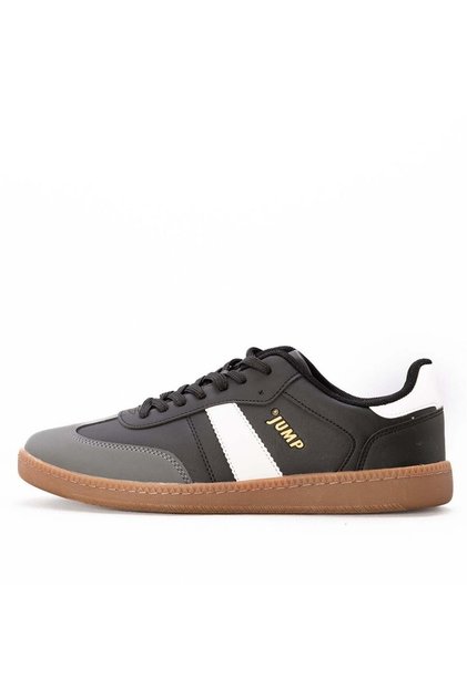 29787 Black Gray Orthopedic Leather Daily Light Comfortable Lace-Up Running Sports Walking Sneakers