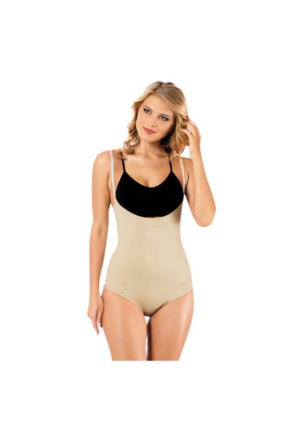 Women's Nude Colored Underbust Bodysuit 9005