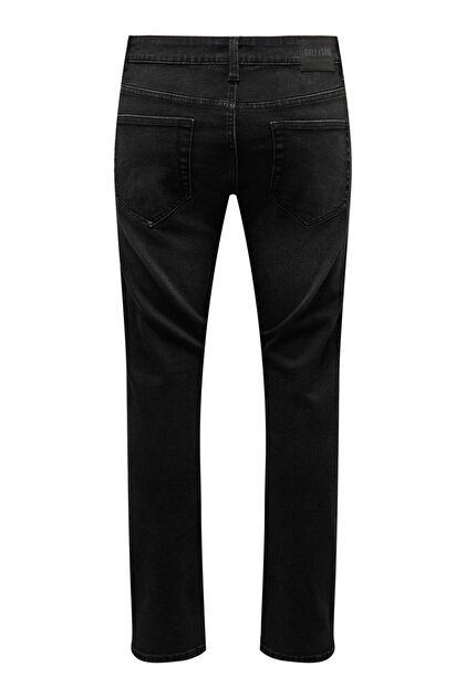 Only & Sons ONSLOOM 7995 Erkek Jean Pantolon – Slim Fit Siyah Kot