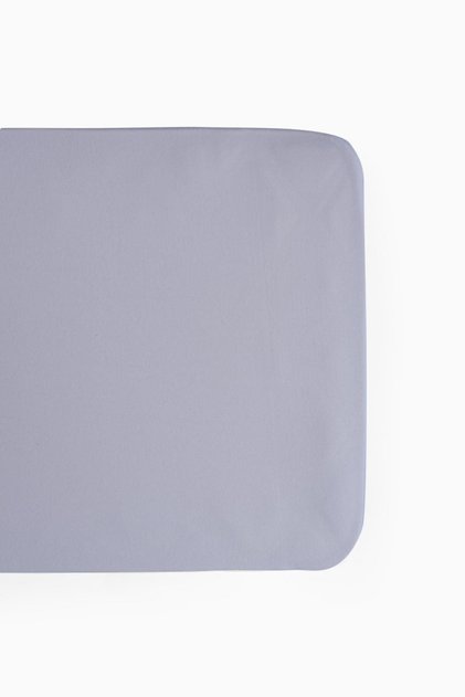 Baby Elastic Sheet 60x120 cm Patternless Gray