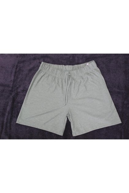 FLEUR WAIST ELASTIC SUS LACE WITH POUCH TRIL TRIL COMBED COTTON SHORTS