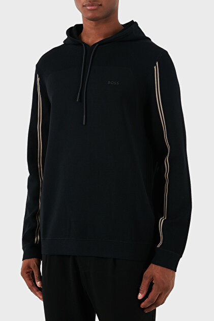 Logolu Pamuklu Regular Fit Kapüşonlu Sweat Erkek SWEAT 50523284 001