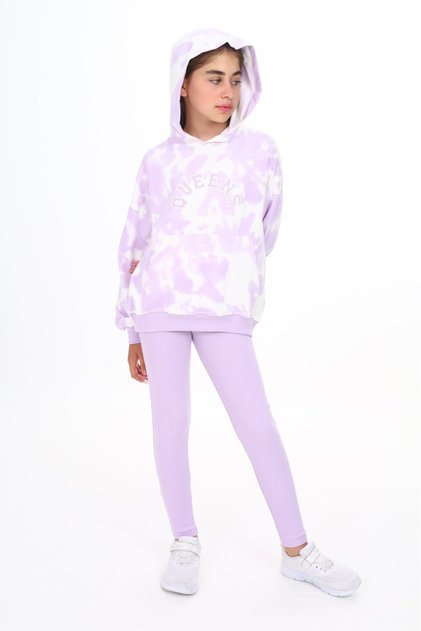 Girl's Tie-Dye Patterned Tights Set